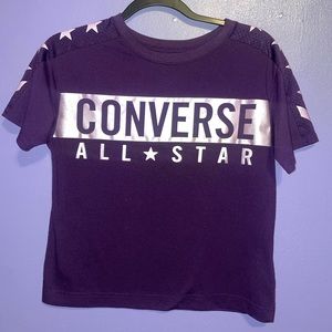Girls Converse Purple Top Size Large(12-13yrs)